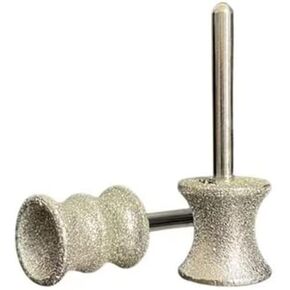 Diamond Rotary Nail Grinder Bits for Dog-Dog Nail Grinder Replacement Heads-Replaced Dog Nail Grinder Wheel- Pet Nail Grinder Attachment 2-Pack