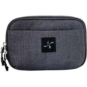 حقيبة قابلة للتحويل لإمدادات مرض السكري المعزولة طبيًا من السكر | حالة توريد مرض السكري | منتجات العناية بمرضى السكر | حقيبة سفر لمستلزمات مرضى السكري | حقيبة الحزام لمرض السكري | حافظة جهاز قياس السكر (أسود) in Kuwait
