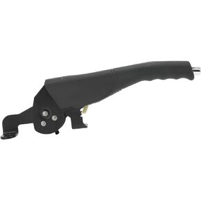 Keenso Handbrake Lever, Metal Alloy Rubber Parking Brake Handle Wrapping Ergonomic Anti Slip Gear for Go Karts ATVs Farmer Cars Intake Pipe