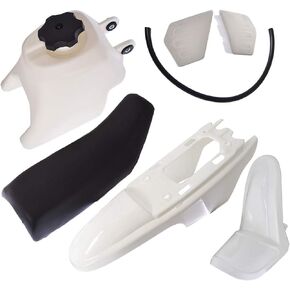 WFLNHB Plastic Mudguard Body Seat Gas Tank Kit Replacement for Yamaha PY50 PW50