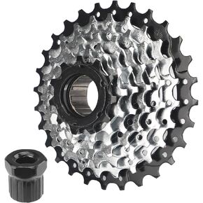 MAKELEN 7/8 Speed E-Bike Freewheel 11-28 Teeth/11-32 Teeth Screw On Multiple Freewheel Threaded Type Freehub Replacement Parts