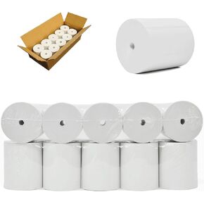 (200 POS Rolls) 3 1/8 x 230 Thermal Paper roll 200 Pack Cash Register Rolls BPA Free TSP100, CT-S300, CT-S2000, TSP100 M129B, M129C, M244A 109282 PMC05214 856348 - BuyRegisterRolls