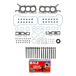 DNJ HGB4198 Cylinder Head Gasket Set with Head Bolt Kit for 2007-2009 Ford Edge 3.5L 3496cc 213cid V6 DOHC
