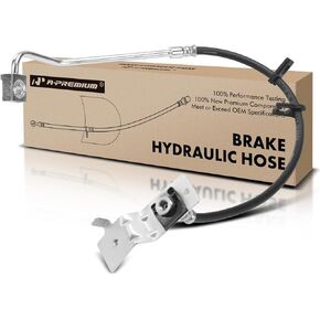 A-Premium Front Driver Brake Hydraulic Hose Compatible with Select Ford Models - F-450 Super Duty/F-550 Super Duty 1999-2004 - Replace# F81Z2078AB