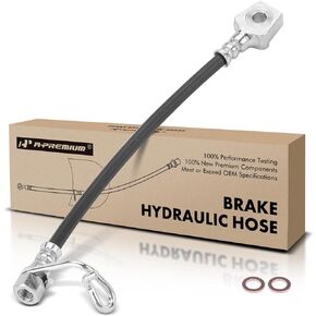 A-Premium Rear Passenger Brake Hydraulic Hose Compatible with Select Ford Models - F-450 F450 Super Duty 1999 2000 2001 2002 2003 - Replace# F81Z2267LA, F81Z2268BG