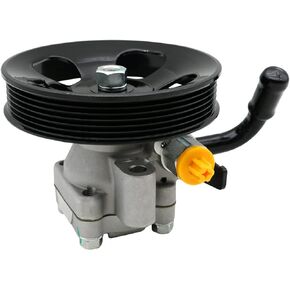 Chefull 21-5423 Power Steering Pump with Pulley Fits for Hyundai Tiburon 2003 2004 2005 2006 2007 2008 V6 2.7L Petrol Coupe, Power Assist Pump 57100-2C200
