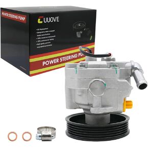 Cuuove 21-331 Power Steering Pump with Pulley Fits 2008-2012 for Subaru Impreza, 2009-2010 for Subaru Forester 2.0L 2.5L,Power Assist Pump Assembly 34430FG010