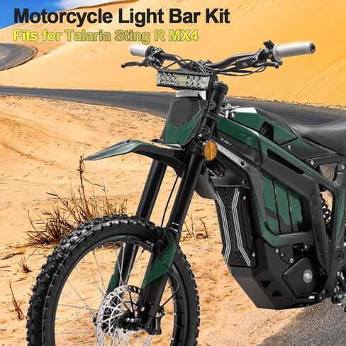 مجموعة قضيب إضاءة الدراجة النارية لـ Talaria Sting R MX4 6000K قضيب إضاءة أمامي عالي النفاذية التوصيل والتشغيل قضيب إضاءة الدراجة الترابية الأبيض الساطع in Saudi Arabia