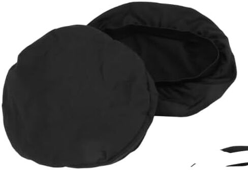 أغطية مقاعد البار المستديرة باللون الأسود، أغطية كراسي بار مرنة، أغطية قابلة للغسل، وسادة مقعد قابلة للغسل، تصنيفات للاستخدام في بار المنزل والفندق، 12-14 بوصة in Kuwait