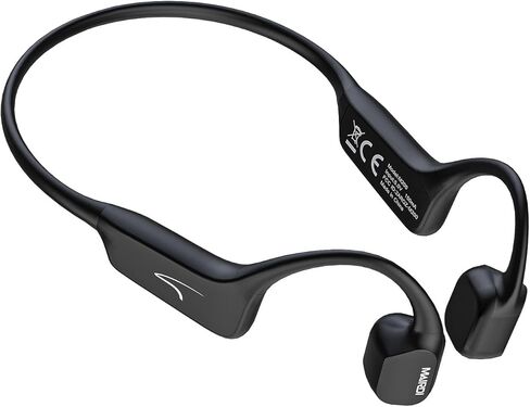 سماعة رأس MAIRDI Bone Conduction لاسلكية، بلوتوث 5.3 سماعة أذن مفتوحة مع ميكروفون، وقت تشغيل 8H وIP67 مقاومة للماء، سماعة رأس موصلة للعظام للجري والتمارين الرياضية وركوب الدراجات in Kuwait