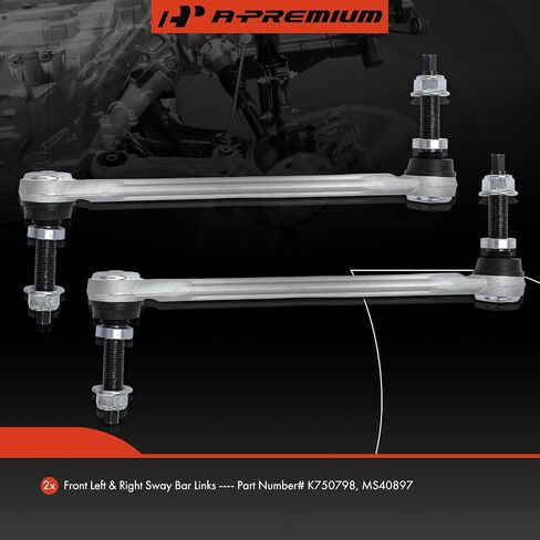 A-Premium 2 x Front Sway Bar Links Stabilizer Bar Links, Compatible with Ford Mustang 2015 2016 2017 2018 2019 in Saudi Arabia