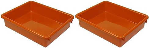 Romanoff Products 3" Stowaway Letter Tray, Orange in Kuwait