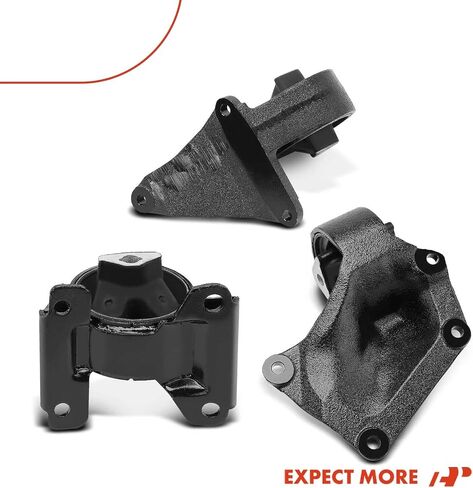 مجموعة حامل محرك وناقل الحركة A-Premium 3 قطع متوافقة مع Jeep WJ Series Grand Cherokee 1999-2004 4.0L، 4WD، ناقل حركة أوتوماتيكي، استبدال # 53054631AB in Saudi Arabia