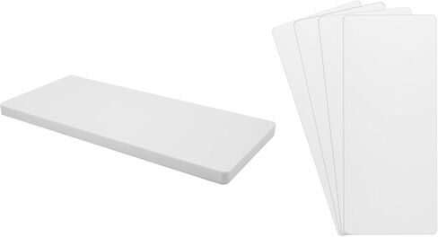 (30) 12" Record Divider Cards - Lesser Cut Narrow- White, Economical 20mil - 6" x 13 1/2" - #12NS13NWH20 in Saudi Arabia