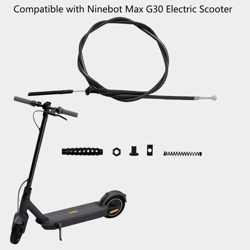 أجزاء كابل الفرامل لسكوتر كهربائي Segway Ninebot Max G30 51.2in ملحقات تجميع فرامل العجلات الأمامية in Kuwait