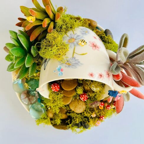 Micro Resin Dragonflies, Dollhouse Miniature Tiny Colorful Butterflies, Terrarium Fairy Garden Cartoon Dragonfly, Mini Micro Landscaping Decoration (36 PCS) in Saudi Arabia