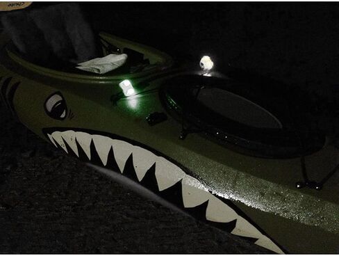 Botepon Marine Boat Bow Led أضواء الملاحة أضواء صارمة أضواء الطوارئ لقارب عائم كاياك زورق يخت قارب قارب سفينة كاتاماران (أبيض) in Kuwait