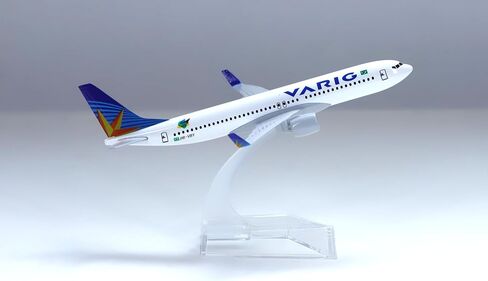 1/400 VARIG Boeing 737 Diecast نموذج طائرة الديكور هدية 16 سنتيمتر مقتنيات الطائرات in Saudi Arabia