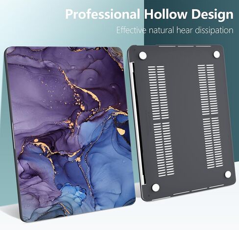 DONGKE for MacBook Pro 13 Inch Case 2023-2016 Release A2338 M2 M1 A2251 A2289 A2159 A1989 A1706 Touch Bar & Touch ID, Hard Shell with USB C to USB Adapter & Keyboard Cover, Florals in Kuwait