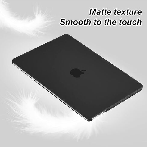 BlueSwan Compatible for MacBook Pro 13 inch Case 2024 2023-2017 A2338 M2/M1Chip A2289 A2251 A2159 A1989 A1706, Protective Hard Case & Keyboard Cover & Mini Storage Bag, Matte Black in Kuwait