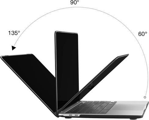 BlueSwan Compatible for MacBook Pro 13 inch Case 2024 2023-2017 A2338 M2/M1Chip A2289 A2251 A2159 A1989 A1706, Protective Hard Case & Keyboard Cover & Mini Storage Bag, Matte Black in Kuwait