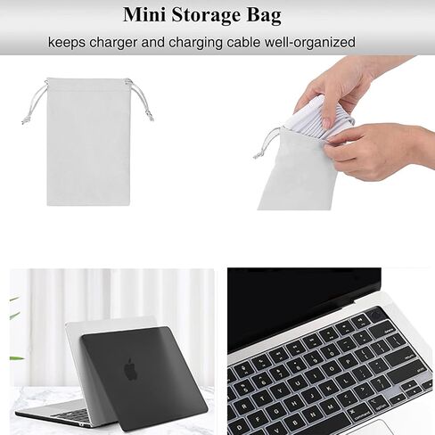 BlueSwan Compatible for MacBook Pro 13 inch Case 2024 2023-2017 A2338 M2/M1Chip A2289 A2251 A2159 A1989 A1706, Protective Hard Case & Keyboard Cover & Mini Storage Bag, Matte Black in Kuwait