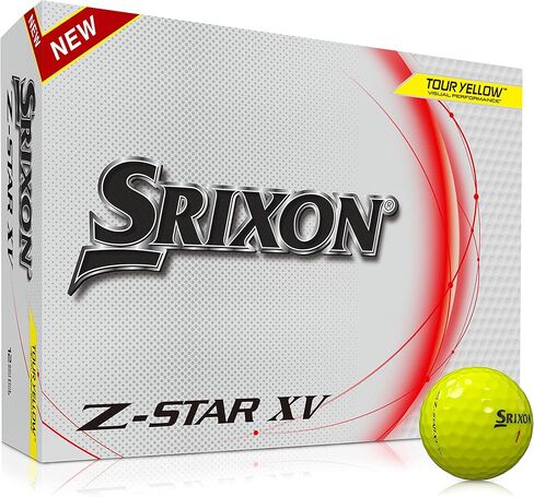 Srixon Z Star XV 8 - دستة كرات جولف فاخرة - مستوى الجولة - أداء - يوريتان - 4 قطع - ملحقات جولف فاخرة وجولف in Kuwait