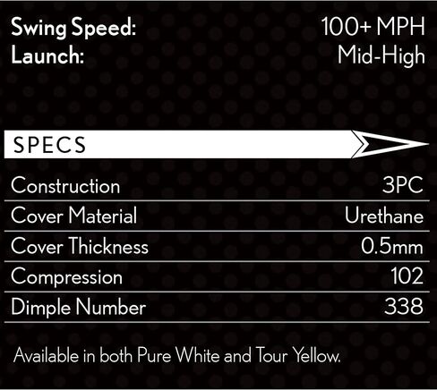 Srixon Z Star XV 8 - دستة كرات جولف فاخرة - مستوى الجولة - أداء - يوريتان - 4 قطع - ملحقات جولف فاخرة وجولف in Kuwait