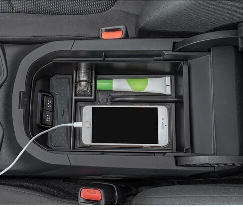 صينية وحدة التحكم المركزية TOPINSTALL متوافقة مع ملحقات Toyota RAV4 2019-2024، منظم صندوق مسند الذراع، صندوق تخزين بلاستيكي ABS in Kuwait