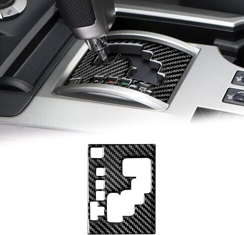 Compatible with Alcantara Suede Center Control Gear Shift Panel Cover Interior Accessories for Toyota 4Runner SUV 2010 2011 2012 2013 2014 2015 2016 2017 2018 2019 2020 2021 2022 2023(Black) in Saudi Arabia