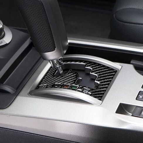 Compatible with Alcantara Suede Center Control Gear Shift Panel Cover Interior Accessories for Toyota 4Runner SUV 2010 2011 2012 2013 2014 2015 2016 2017 2018 2019 2020 2021 2022 2023(Black) in Saudi Arabia