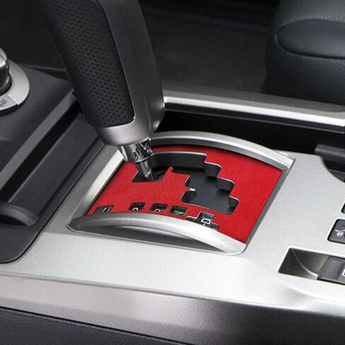 Compatible with Alcantara Suede Center Control Gear Shift Panel Cover Interior Accessories for Toyota 4Runner SUV 2010 2011 2012 2013 2014 2015 2016 2017 2018 2019 2020 2021 2022 2023(Black) in Saudi Arabia