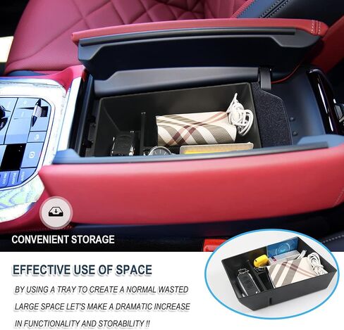 منظم وحدة التحكم المركزية Fit X5/X6/X7 2020-2024 BMW X5/X6/X7 منظم وحدة التحكم الوسطى X5/X6/X7 صندوق تخزين مسند الذراع علبة وحدة التحكم المتوافقة مع 2020 2021 2022 2023 2024 BMW X5/X6/X7 in Kuwait