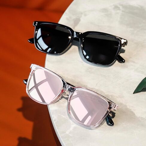 نظارات شمسية مستقطبة من Kimorn للنساء والرجال نظارات شمسية عصرية كلاسيكية 70s 90s إطار مربع K1558 in Kuwait