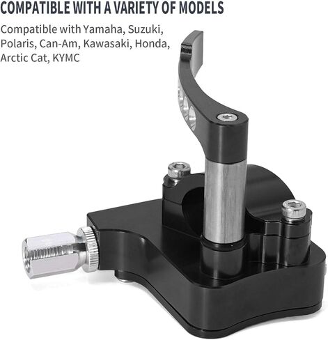 7/8" 22mm Universal Billet Throttle Thumb Assembly, ATV Throttle Lever Thumb Controller, Replacement for Yamaha Suzuki Polaris Can-Am Kawasaki Honda Arctic Cat KYMCO Dirt Bike ATV Quad, Black in Saudi Arabia