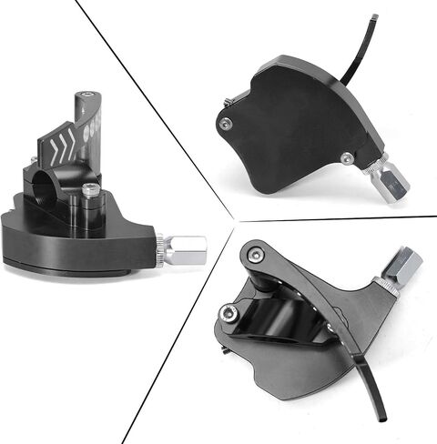 7/8" 22mm Universal Billet Throttle Thumb Assembly, ATV Throttle Lever Thumb Controller, Replacement for Yamaha Suzuki Polaris Can-Am Kawasaki Honda Arctic Cat KYMCO Dirt Bike ATV Quad, Black in Saudi Arabia