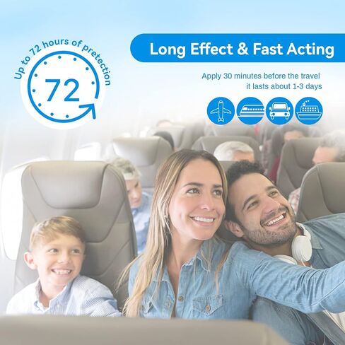 40 قطعة من لصقات دوار الحركة، رقعة دوار البحر خلف الأذن للسيارة، وركوب القوارب، والرحلات البحرية، ورحلات الطائرة بدون نعاس (40 قطعة) in Kuwait