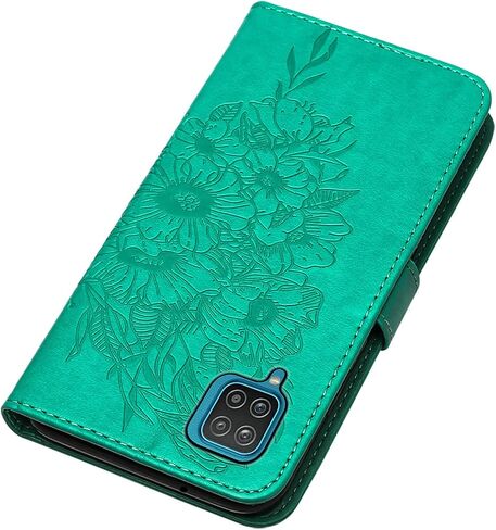 for Samsung Galaxy A12 Case Wallet Flip Cover (Blue) in Kuwait