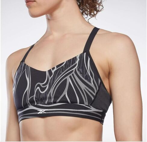 Reebok Women's Lux Skinny Strap Sports Bra, Medium Support in Saudi Arabia