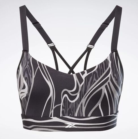 Reebok Women's Lux Skinny Strap Sports Bra, Medium Support in Saudi Arabia