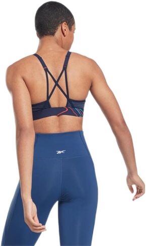 Reebok Women's Lux Skinny Strap Sports Bra, Medium Support in Saudi Arabia