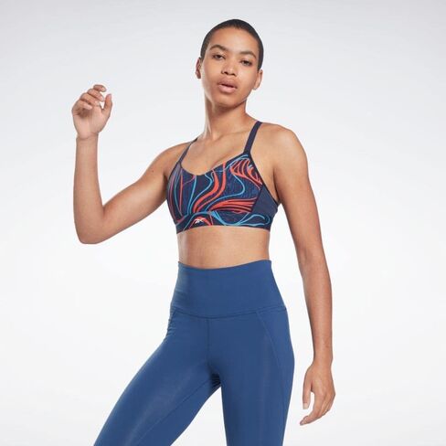 Reebok Women's Lux Skinny Strap Sports Bra, Medium Support in Saudi Arabia