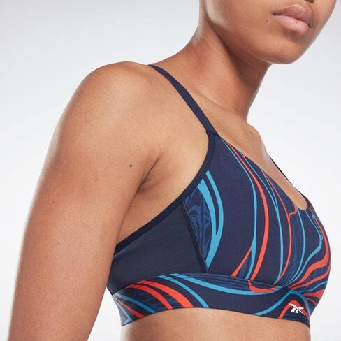 Reebok Women's Lux Skinny Strap Sports Bra, Medium Support in Saudi Arabia