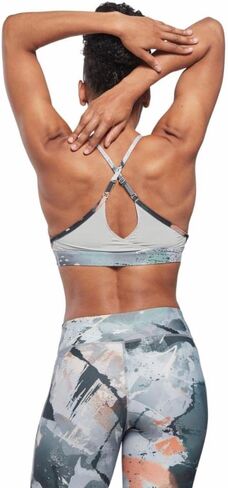 Reebok Women's Lux Skinny Strap Sports Bra, Medium Support in Saudi Arabia
