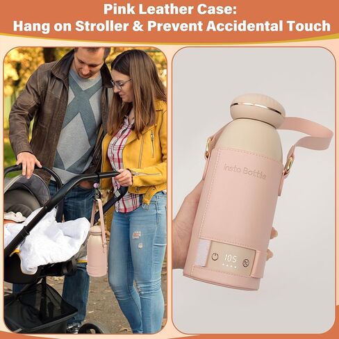 Portable Baby Bottle Warmer for Breastmilk: Fast 3-Minute Quick Warm Baby Milk & Water Warmer - A Travel Essential for On-The-Go in Saudi Arabia