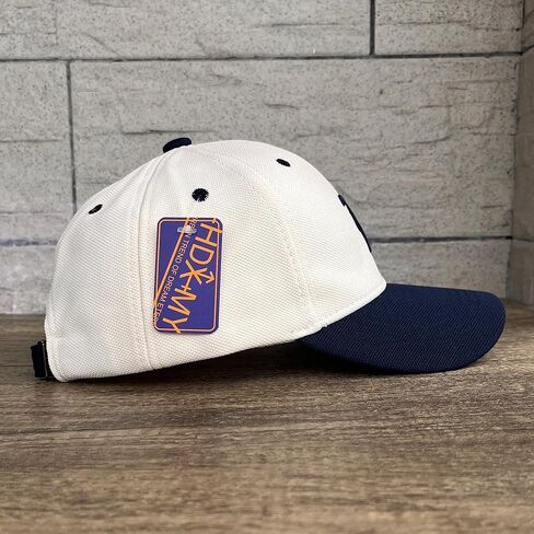 قبعات Bukesiyi R Letter 3D مطرزة للأطفال الصغار والأولاد والبنات، قبعة بيسبول للأطفال من نسيج الوافل مع أكريليك لمدة 2-8 سنوات، أزرق داكن بيج in Kuwait