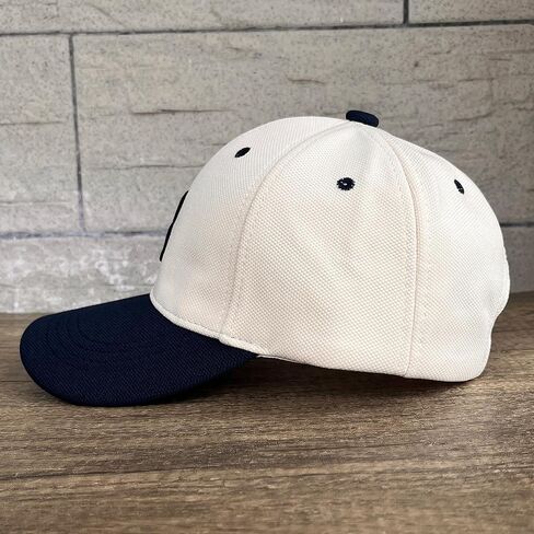 قبعات Bukesiyi R Letter 3D مطرزة للأطفال الصغار والأولاد والبنات، قبعة بيسبول للأطفال من نسيج الوافل مع أكريليك لمدة 2-8 سنوات، أزرق داكن بيج in Kuwait