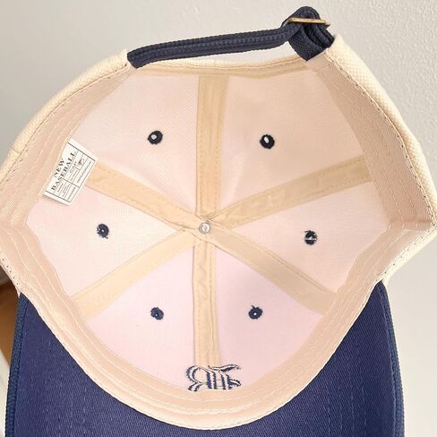 قبعات Bukesiyi R Letter 3D مطرزة للأطفال الصغار والأولاد والبنات، قبعة بيسبول للأطفال من نسيج الوافل مع أكريليك لمدة 2-8 سنوات، أزرق داكن بيج in Kuwait