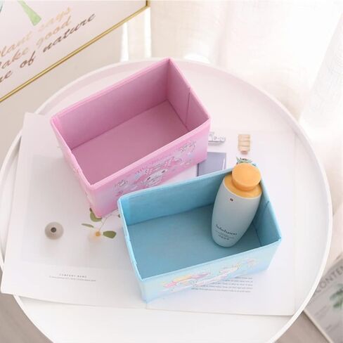 ROFOLO Cute Dog Collapsible Storage Bin, Cute Storage Box Foldable Baskets Kawaii Office Desk Organizer Cute Room Decor in Saudi Arabia