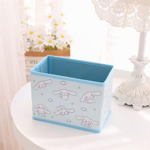 ROFOLO Cute Dog Collapsible Storage Bin, Cute Storage Box Foldable Baskets Kawaii Office Desk Organizer Cute Room Decor in Saudi Arabia